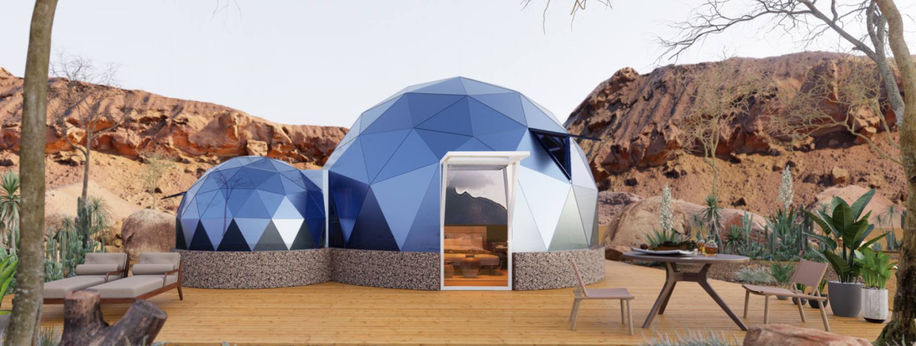 宜昌球形智能光伏玻璃星空房